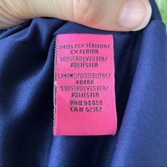 BETSY JOHNSON Navy Floral Shift Dress 4 - Picture 14 of 15